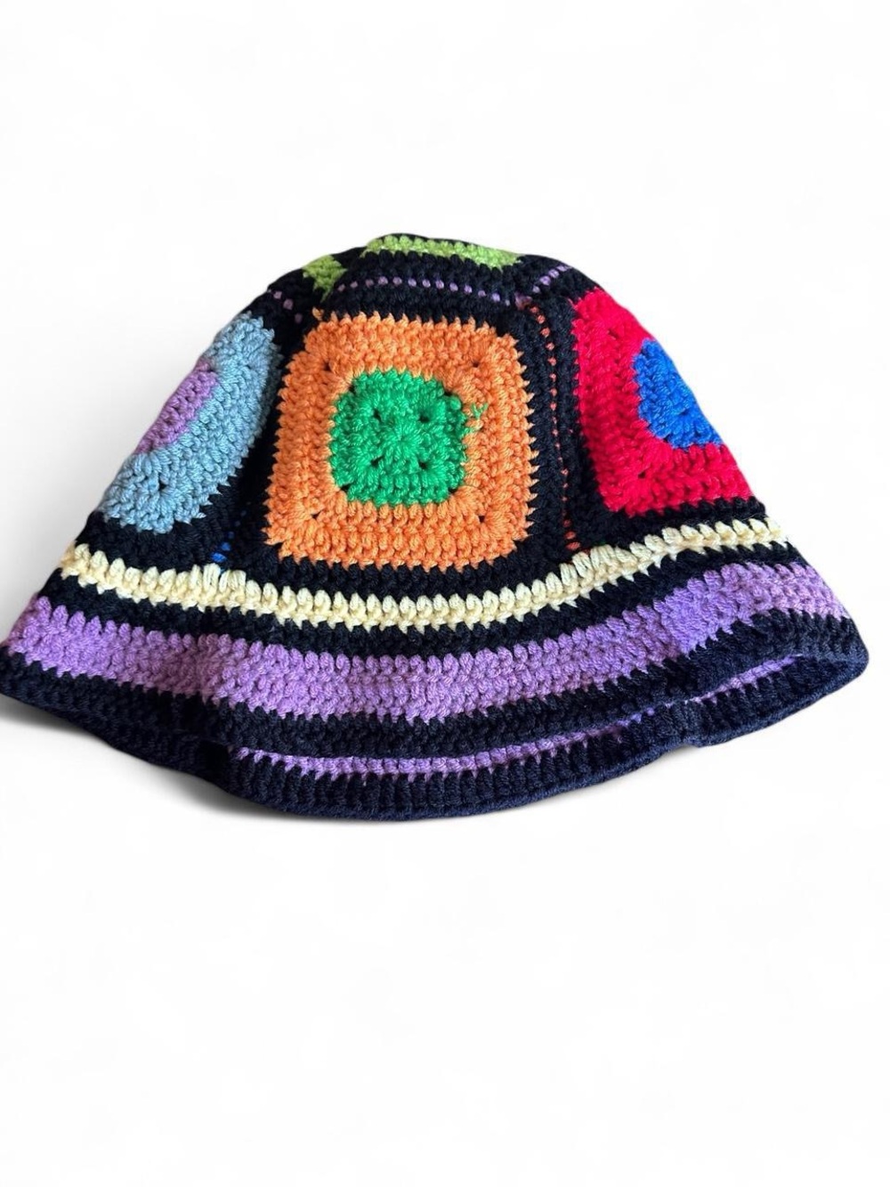 Eclectic Crochet Bucket Hat / Beanie